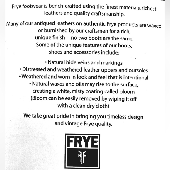 FRYE MELISSA LOGO KNEE HIGH LEATHER BOOTS 9.5B EEUC With BOX! - Picture 16 of 16